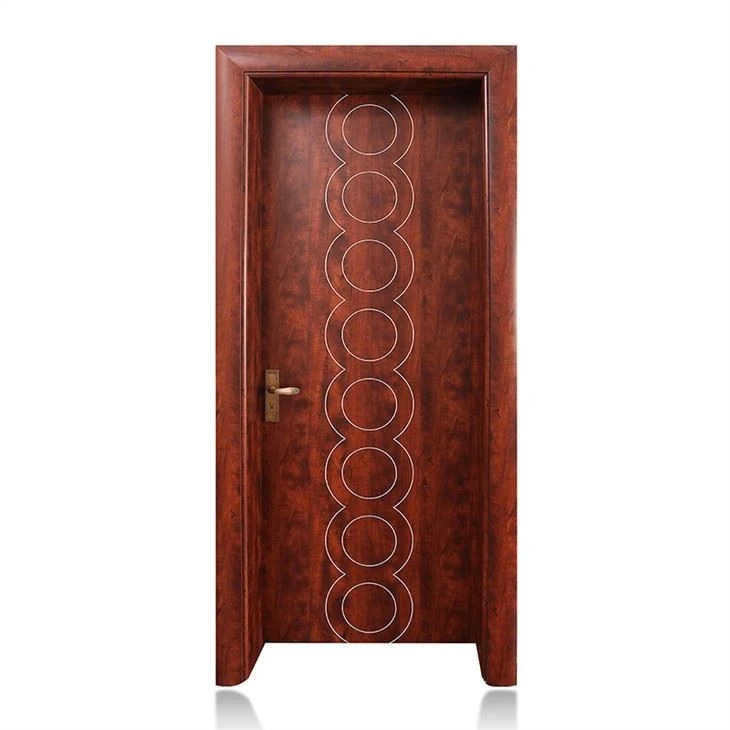 Circle Carving Line Decorative WPC Door For Home