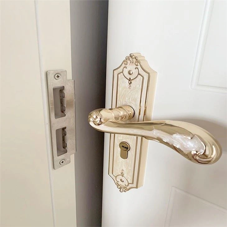 Healthy WPC Interior Door With Metal Lines