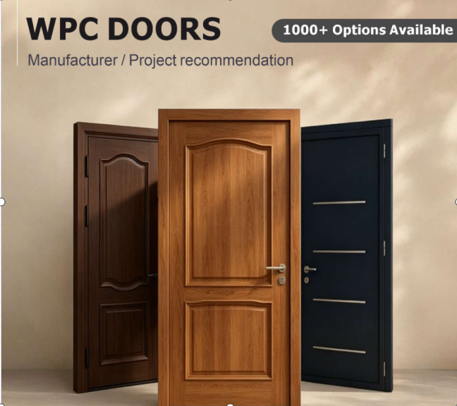 Elegant Deep-Carved WPC Door – Where Art Meets Durability suppliers