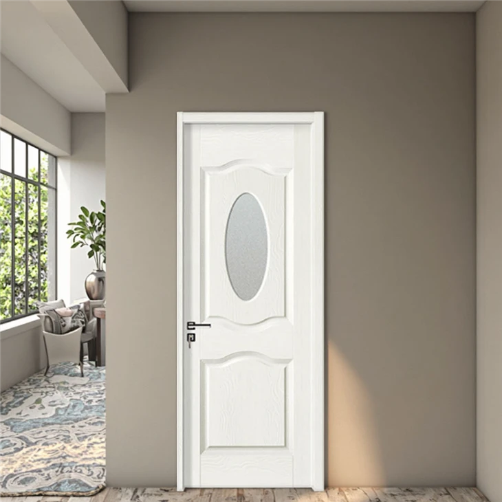 UK-style Modern White Panel Solid Wood Interior Doors