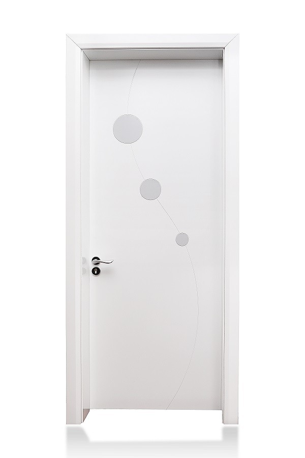 Customizable Modern WPC Door / Stylish Water Resistant WPC Interior Door With Frame factory